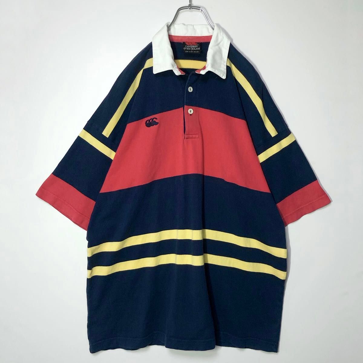 ☆希少☆CANTERBURY おーい ラガーシャツ ニュージーランド製 ☆希少☆CANTERBURY おーい ラガーシャツ ニュージーランド製