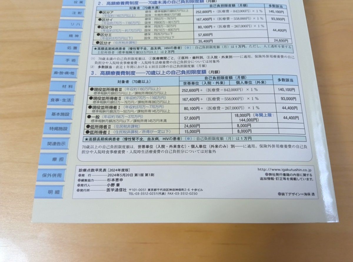 診療点数早見表 2024年4月版 (中古) #医学通信社 点数本 診療 診療点数早見表 2024年4月版 (中古) #医学通信社 点数本 診療