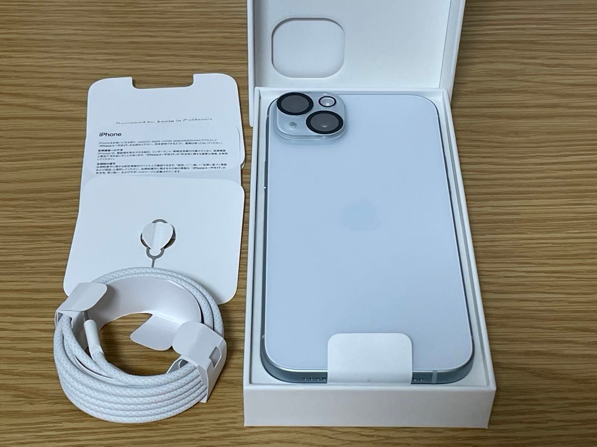 2024年11月迄保証有 美品 SIMフリー版 iPhone15 Plus 128GB 2024年11月迄保証有 美品 SIMフリー版 iPhone15 Plus 128GB
