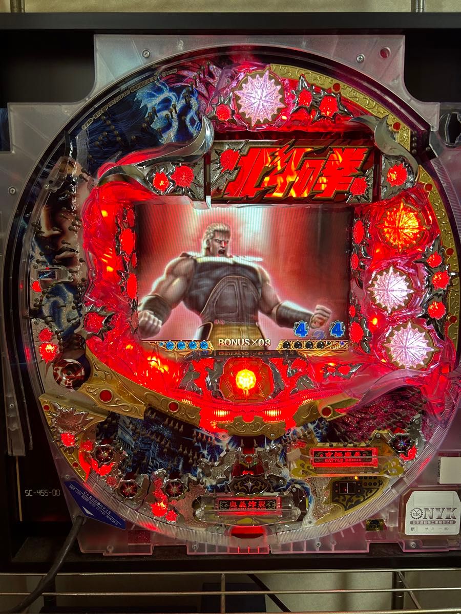 CR 北斗の拳 HVJS ケンシロウver 実機 卓上BOX 焔枠 パチンコ CR 北斗の拳 HVJS ケンシロウver 実機 卓上BOX 焔枠 パチンコ