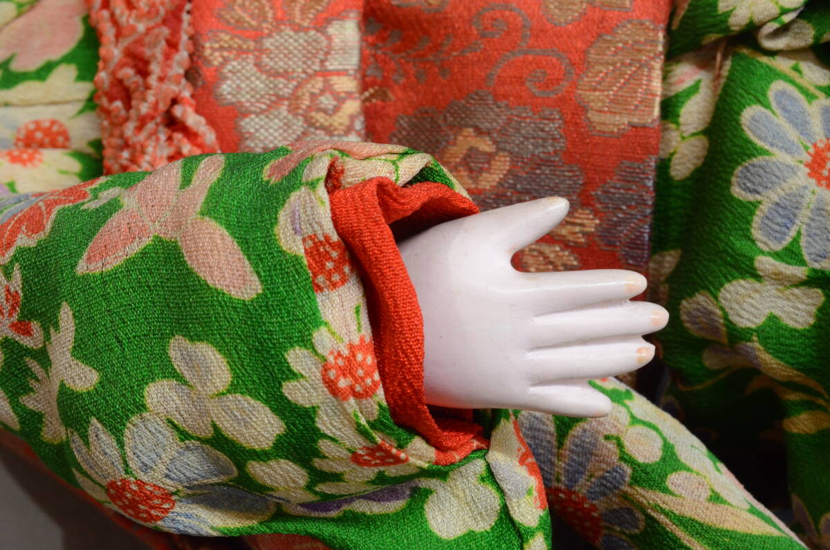 昭和八年 43cm 市松人形 けうゑや 並河人形店 日本人形 昭和八年 43cm 市松人形 けうゑや 並河人形店 日本人形