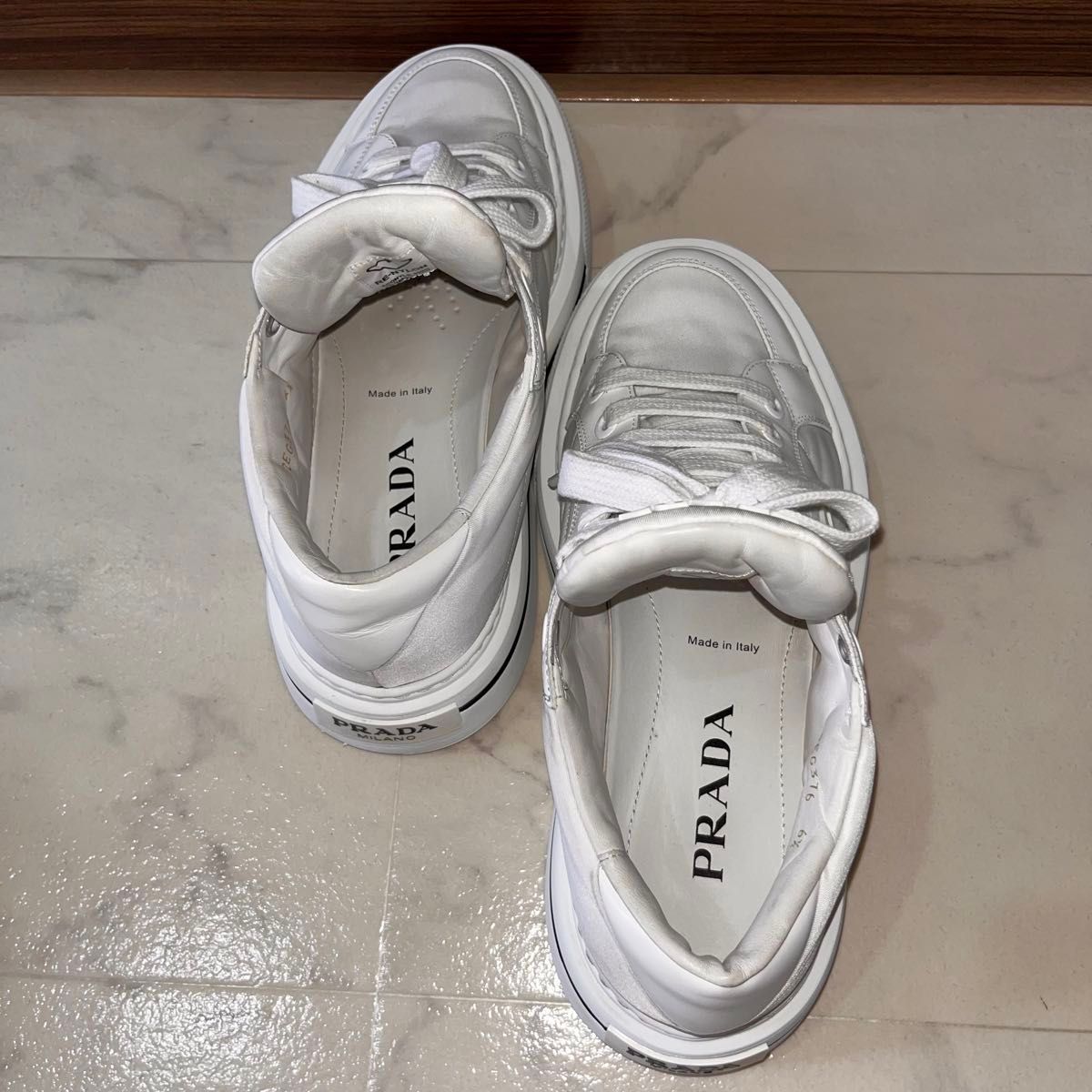 PRADA プラダ メンズシューズ Re-Nylon レザー切替 PRADA プラダ メンズシューズ Re-Nylon レザー切替