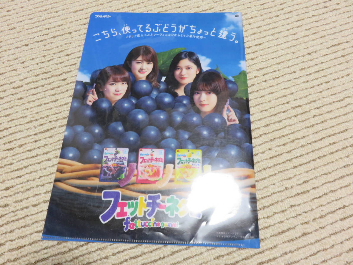 即決】乃木坂46 フィットチーネグミクリアファイル西野七瀬白石麻衣