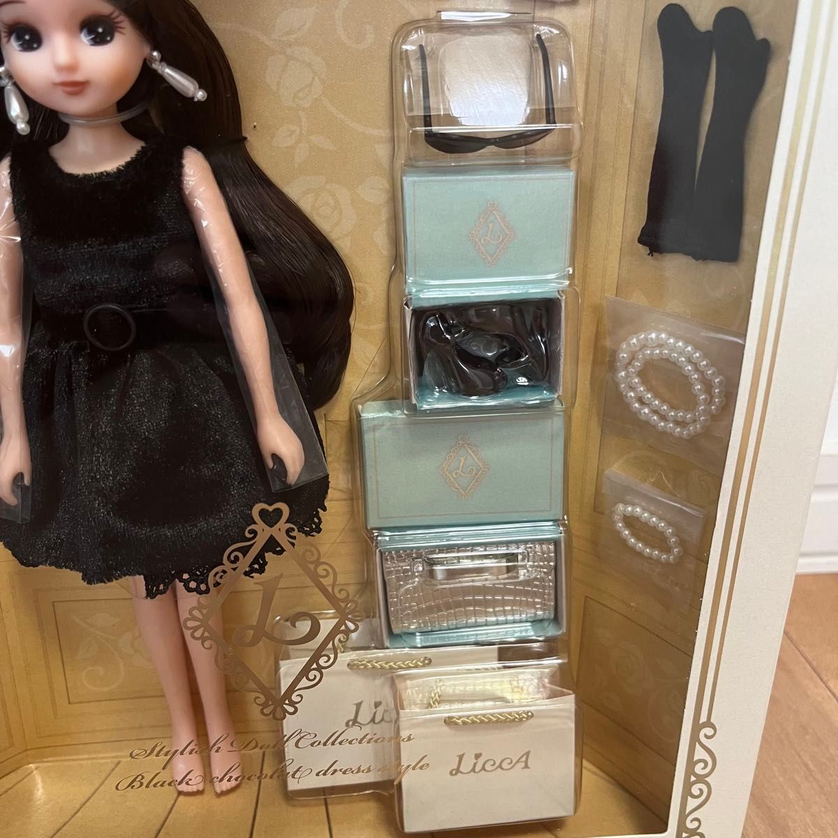 タカラトミーモール限定 リカちゃん ブラックショコラドレス タカラトミーモール限定 リカちゃん ブラックショコラドレス