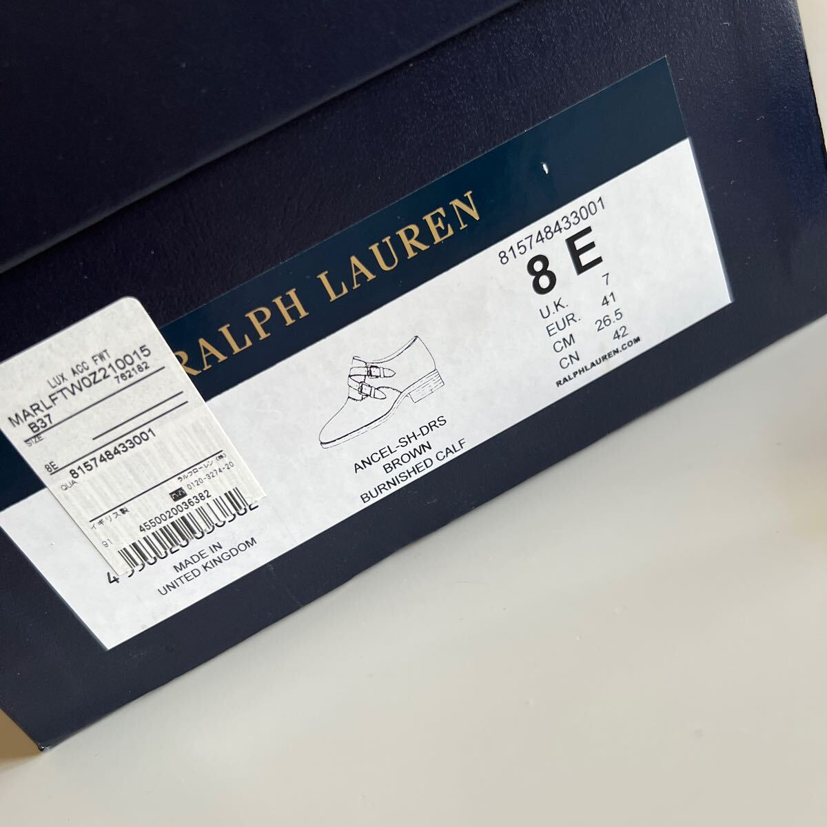 極美品Ralph Lauren Purple Label by Edward Greenラルフ 極美品Ralph Lauren Purple Label by Edward Greenラルフ