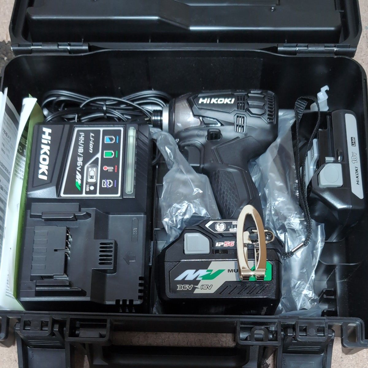新品未使用 HiKOKI 18Vインパクトドライバ WH18DDL2(LXCK)(B 新品未使用 HiKOKI 18Vインパクトドライバ WH18DDL2(LXCK)(B