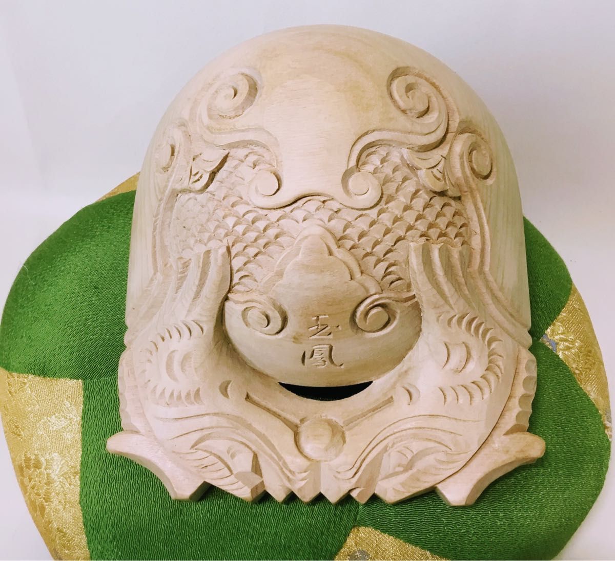 美品】玉鳳 木魚 本楠杢魚 座布団 撥 3点セット|Yahoo!フリマ 美品】玉鳳 木魚 本楠杢魚 座布団 撥 3点セット|Yahoo!フリマ