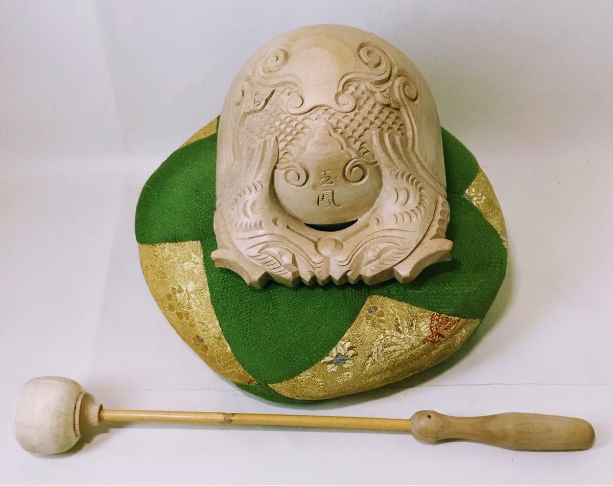 美品】玉鳳 木魚 本楠杢魚 座布団 撥 3点セット|Yahoo!フリマ 美品】玉鳳 木魚 本楠杢魚 座布団 撥 3点セット|Yahoo!フリマ