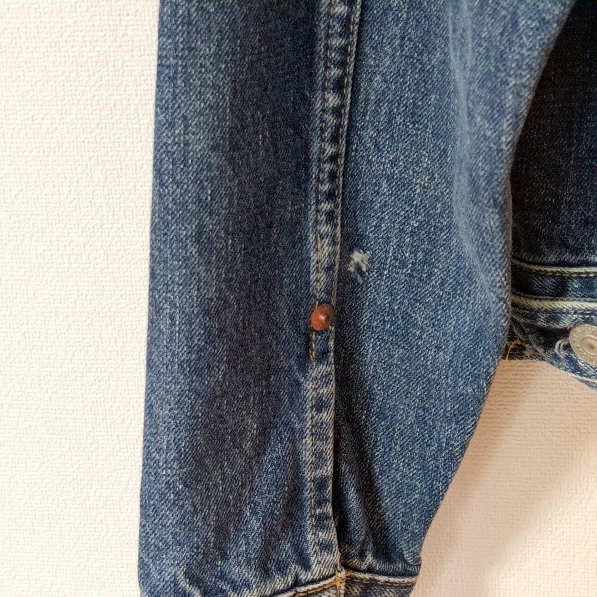 7-62 Levisリーバイス2nd デニムジャケット 71507XX BIG E 復刻G 7-62 Levisリーバイス2nd デニムジャケット 71507XX BIG E 復刻G