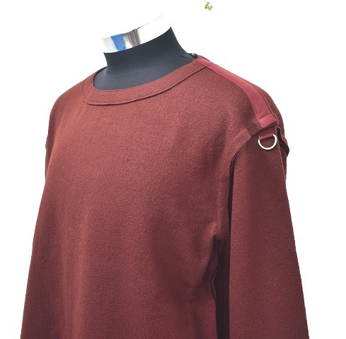 Azuma （アズマ） INSIDE-OUT PULLOVER　インサイドアウトプルオーバー カットソー BORDEAUX　ニット　セーター　+1_画像3