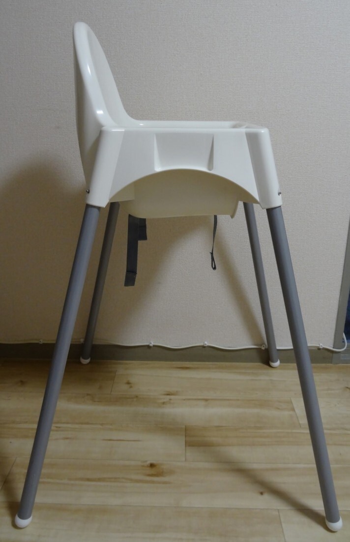 * IKEA Ikea ANTILOP anti rope high chair * baby chair safety belt attaching white * USED