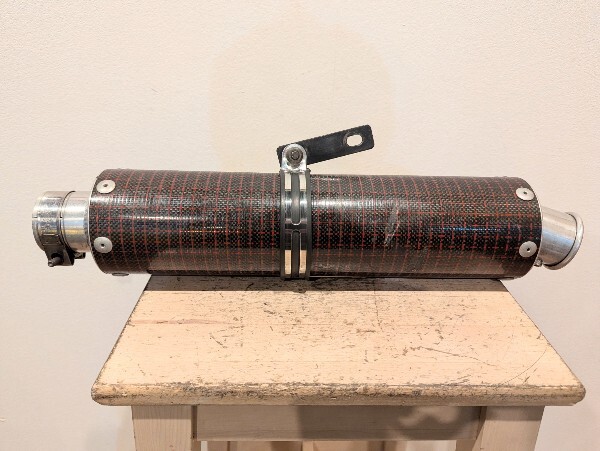 大人気新品  サイレンサー DADDY FADDY - Yahoo!オークション カーボン 赤 黒 パーツ