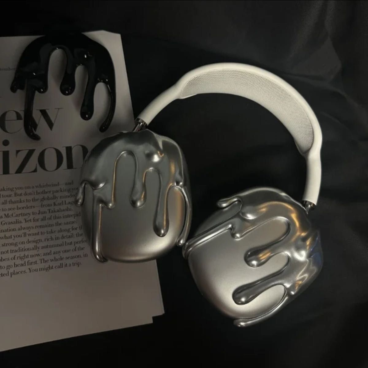 韓国 Apple AirPods Max カバー ケース y2k アクセサリ - ヘッドホン 韓国 Apple AirPods Max カバー ケース y2k アクセサリ - ヘッドホン