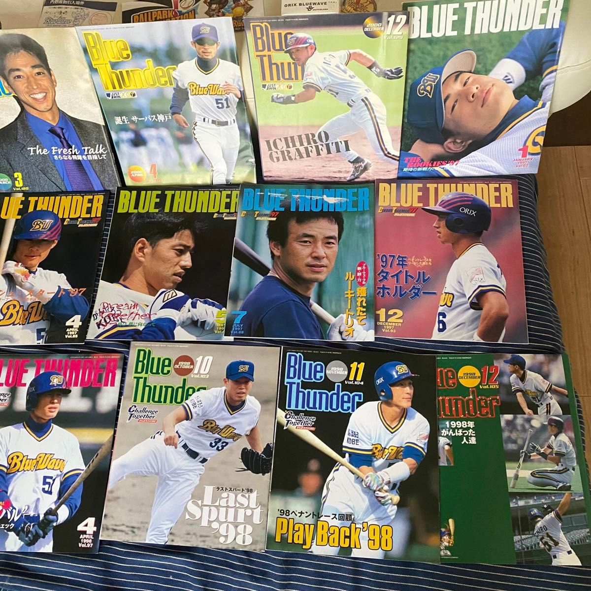 ORIX BLUE WAVE/オリックスブルーウェーブ まとめ売りサイン色紙 ORIX BLUE WAVE/オリックスブルーウェーブ まとめ売りサイン色紙
