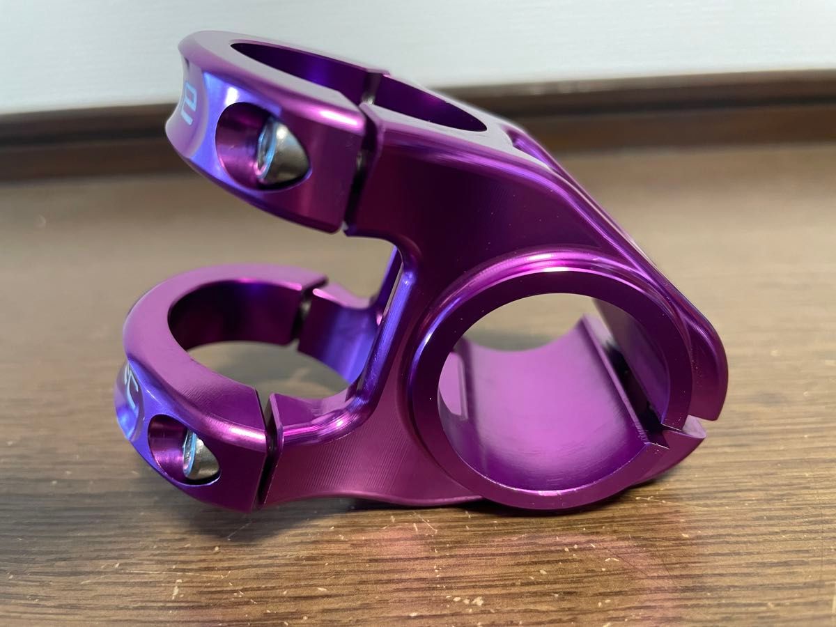 BURGTEC バーグテック mtb ステム パープル リーチ35mm クランプ BURGTEC バーグテック mtb ステム パープル リーチ35mm クランプ