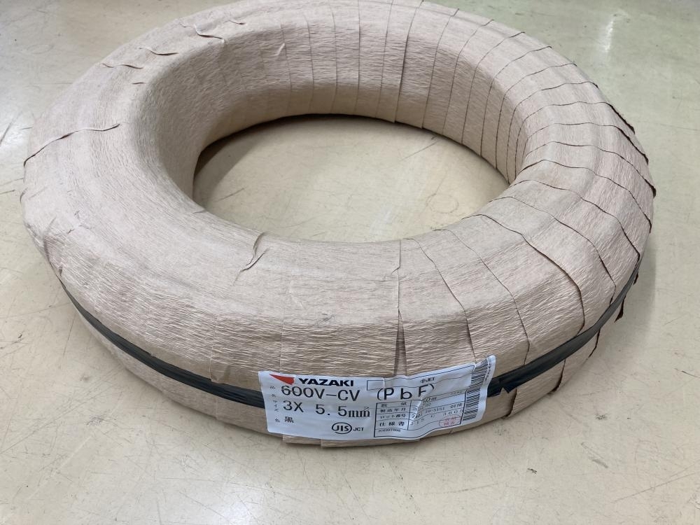 022○未使用品○ CVケーブル 3×5.5 022○未使用品○ CVケーブル 3×5.5