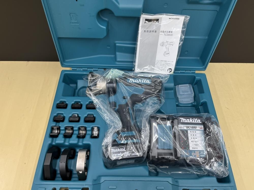 022●未使用品●マキタ 18V充電式圧着機 TC300DRG