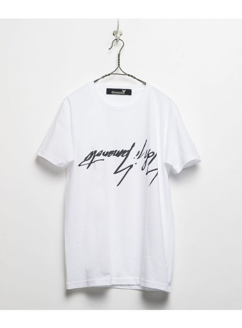 クーポン利用 yohji yamamoto groundy 逆さヨウジ ロンT Tシャツ - T