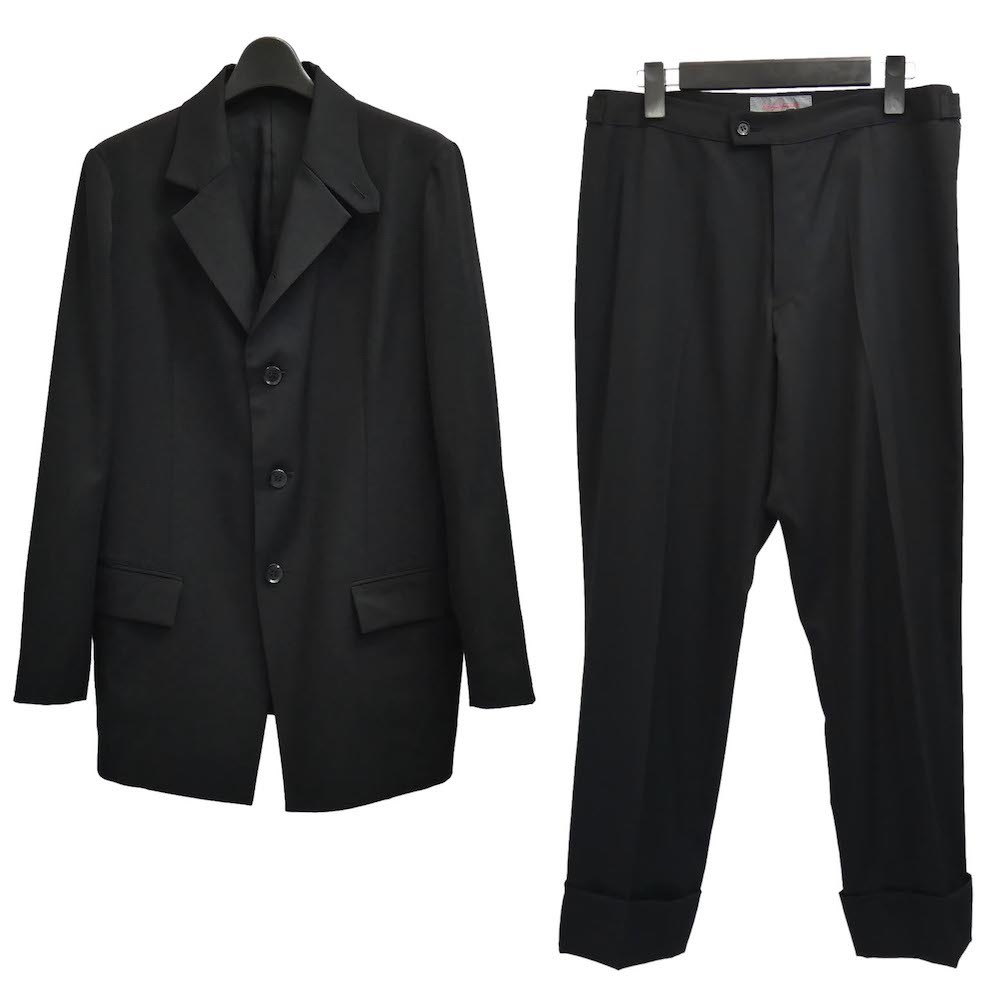 【Yohji yamamoto】Archiveウールギャバセットアップ 【Yohji yamamoto】Archiveウールギャバセットアップ