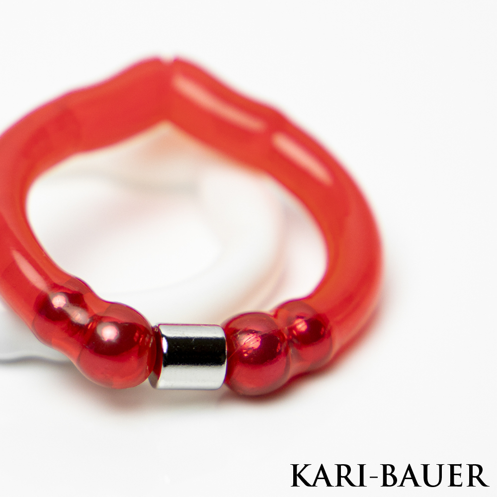 【新品】カリバウアー タイプ:スポーツ カラー:レッド KARI-BAUER 新品】仮性包茎リング カリバウアー タイプ:スポーツセット
