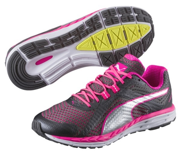  Puma Speed 500igna Japanese huchen . men's 23cm regular price 13500 jpy gray / pink Speed 500 IGNITE WNS lady's running shoes 