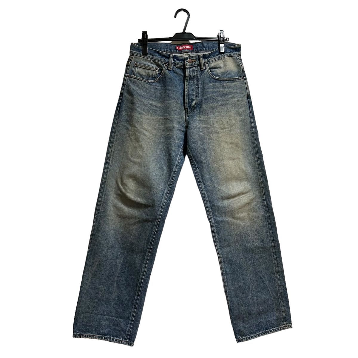 Supreme Distressed Loose Fit Selvedge jean ルーズフィット Supreme Distressed Loose Fit Selvedge jean ルーズフィット