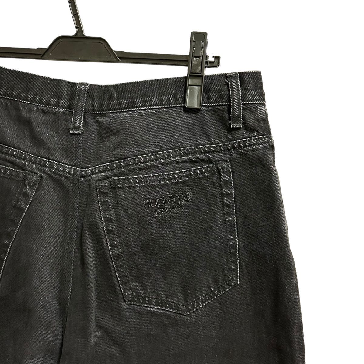 Supreme Baggy Jean 22AW black 32インチ シュプリーム バギー Supreme Baggy Jean 22AW black 32インチ シュプリーム バギー