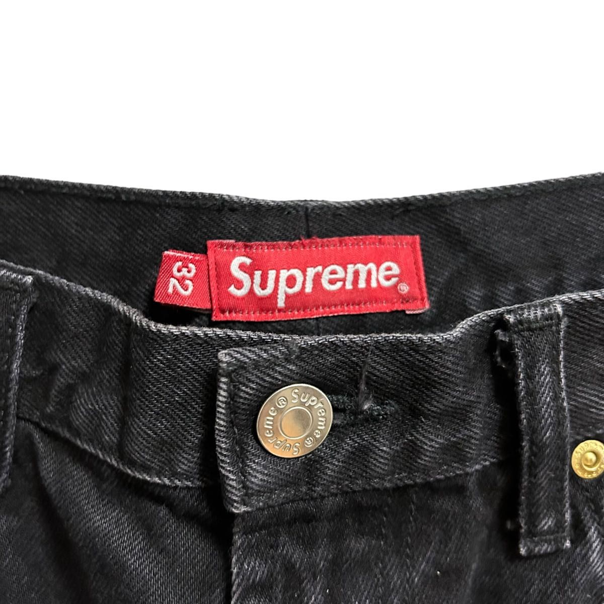 Supreme Baggy Jean 22AW black 32インチ シュプリーム バギー Supreme Baggy Jean 22AW black 32インチ シュプリーム バギー