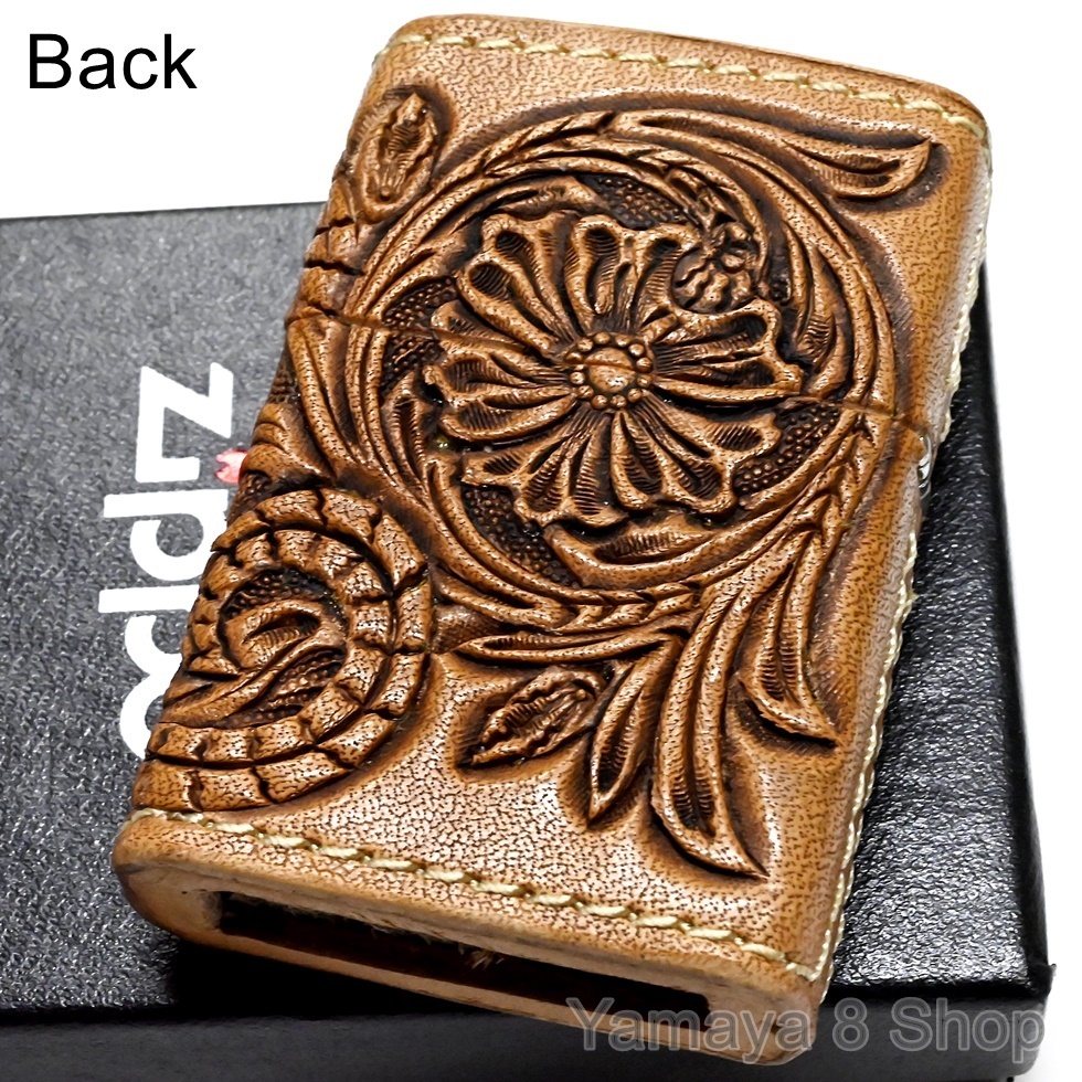 ZIPPO ライター 本革巻 牛革 カオス シェリダンクラフト ZIPPO ライター 本革巻 牛革 カオス シェリダンクラフト