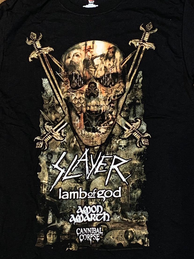 送料無料、新品、Slayer スレイヤーファイナルツアー2019Ｔシャツ_画像6