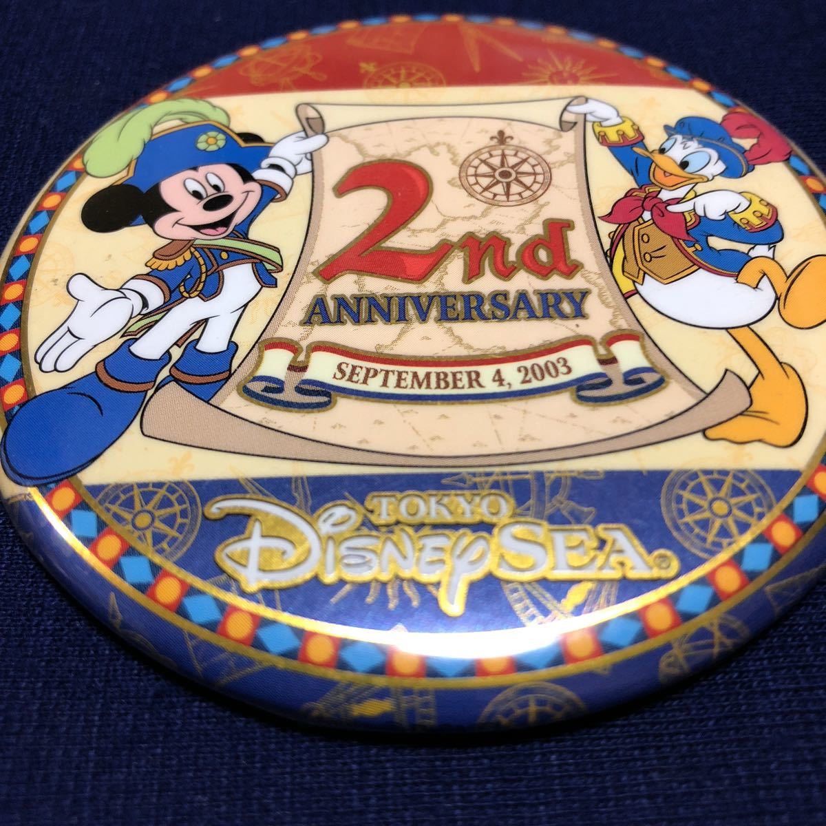 ヤフオク レア 東京ディズニーシー 03年9月4日 2nd Ann ヤフオク レア 東京ディズニーシー 03年9月4日 2nd Ann