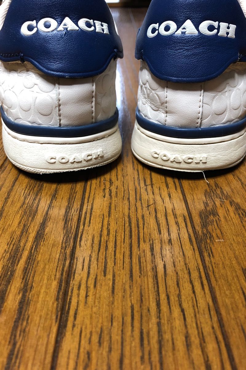 コーチ coach レザー スニーカー シグネチャー ホワイト 26 0cm コーチ coach レザー スニーカー シグネチャー ホワイト 26 0cm
