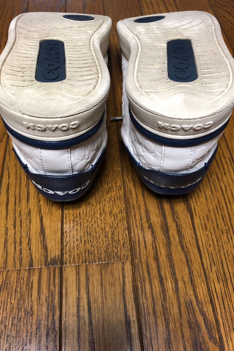 コーチ coach レザー スニーカー シグネチャー ホワイト 26 0cm コーチ coach レザー スニーカー シグネチャー ホワイト 26 0cm