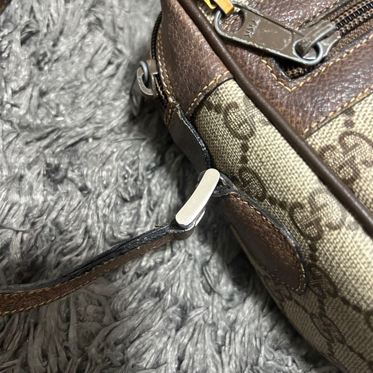 GUCCI シェリーライン ショルダーバッグ グッチ レザー GG柄 GUCCI シェリーライン ショルダーバッグ グッチ レザー GG柄