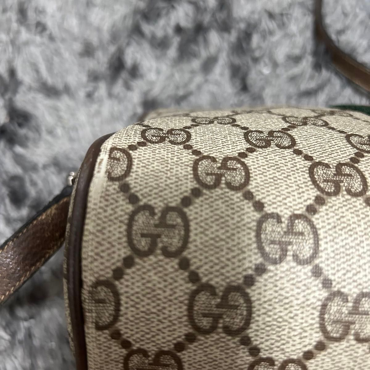 GUCCI シェリーライン ショルダーバッグ グッチ レザー GG柄 GUCCI シェリーライン ショルダーバッグ グッチ レザー GG柄