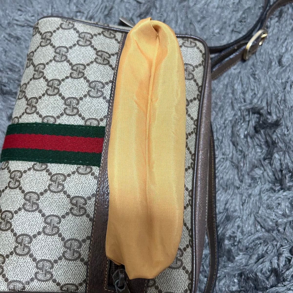 GUCCI シェリーライン ショルダーバッグ グッチ レザー GG柄 GUCCI シェリーライン ショルダーバッグ グッチ レザー GG柄