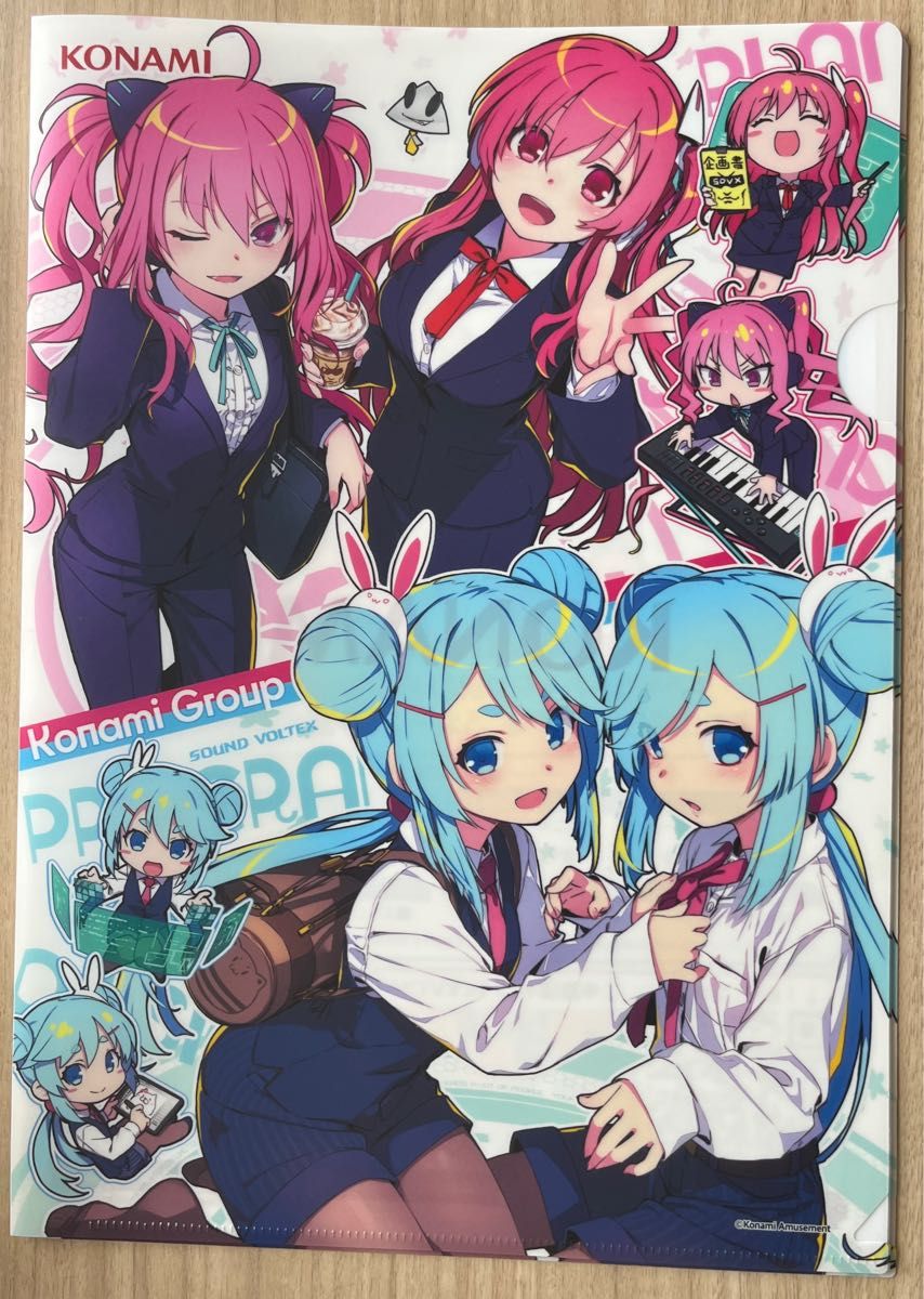 コナミ サウンドボルテックス クリアファイル 5枚 SOUND VOLTEX クリアファイル KONAMI|Yahoo!フリマ(旧PayPay