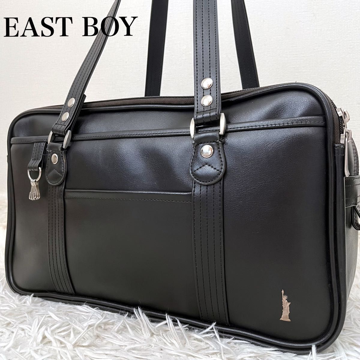 美品】イーストボーイ EAST BOY スクールバッグ トートバッグ 美品】イーストボーイ EAST BOY スクールバッグ トートバッグ
