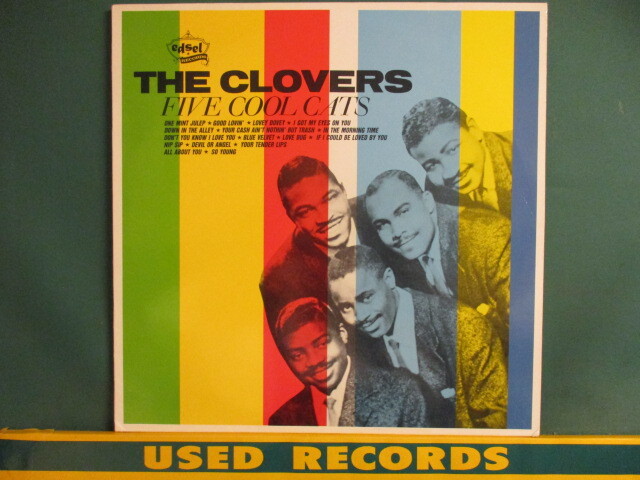 The Clovers ： Five Cool Cats LP (( '51～'58年R&B / Doo-Wap Doo-Wop DooWap DooWop Doo Wap Doo Wop / 落札5点で送料当方負担