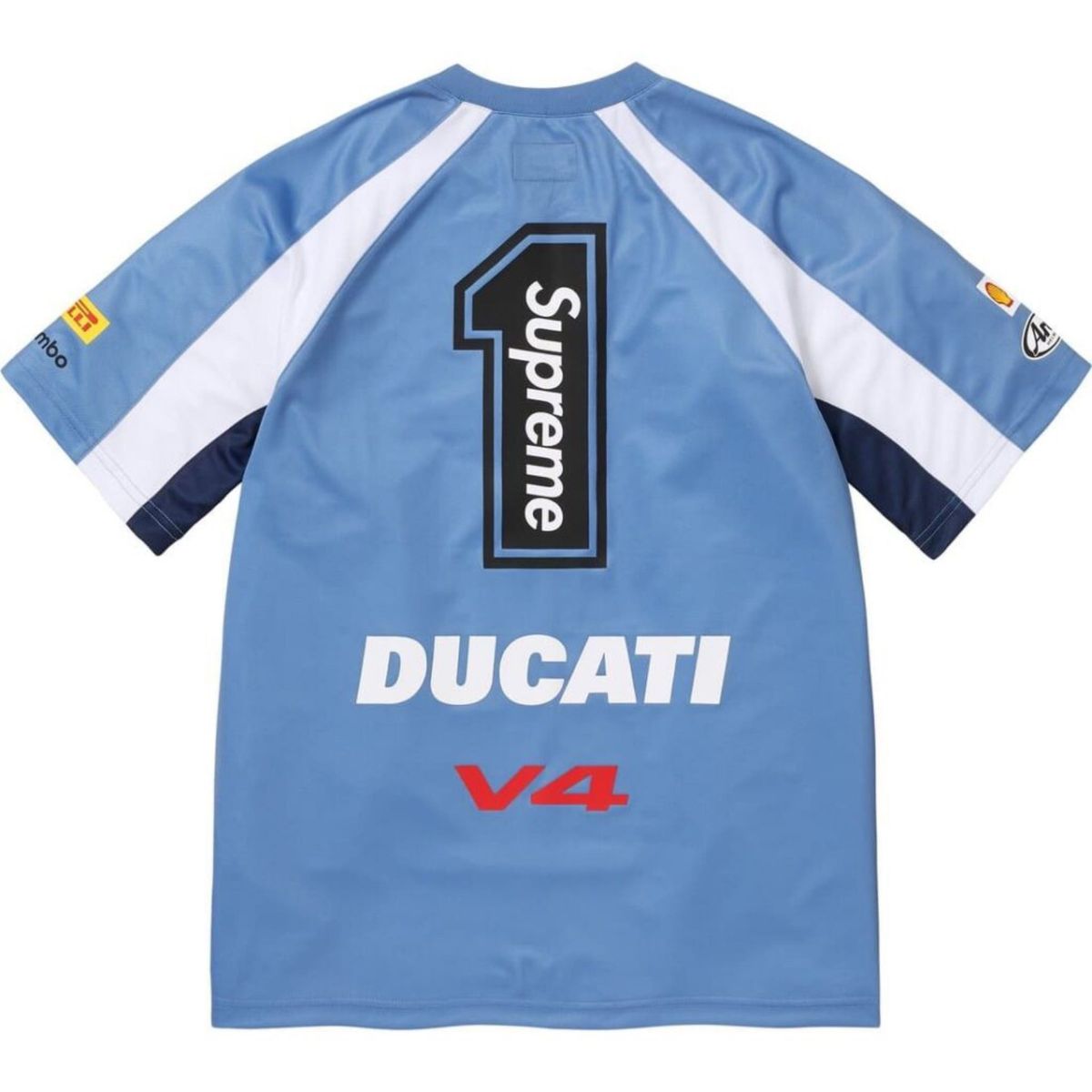 L 水色 Supreme Ducati Soccer Jersey Blue 24SS シュプリーム L 水色 Supreme Ducati Soccer Jersey Blue 24SS シュプリーム