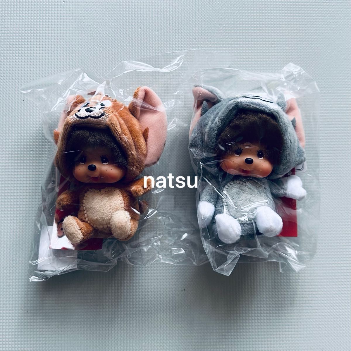 トムとジェリー ×モンチッチ 顔でかSSキーチェーン セット 新品 トムとジェリー ×モンチッチ 顔でかSSキーチェーン セット 新品