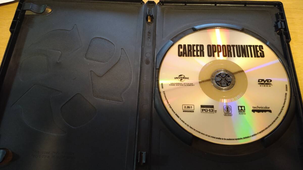 海外版　DVD　恋の時給は４ドル４４セント　CAREER OPPORTUNITIES　ジェニファー・コネリー　