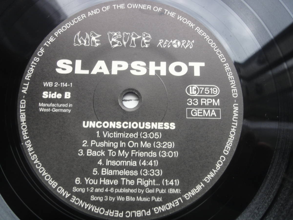 オリジナル盤 ★　SLAPSHOT LP 666 GISM DISCHARGE PUNK SA GAUZE RANCID パンク CLASH　DESCENDENTS ALL LEATHERFACE BLACKFLAG　ALL_画像6