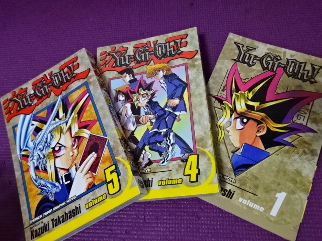 ヤフオク 英語版コミック 漫画 遊戯王 Volume1 4 5 3巻セット