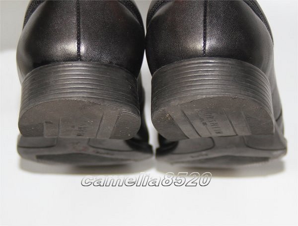 FLORSHEIM поток автомобиль imGRANT обувь без шнуровки бизнес обувь f-lite emax&#174; чёрный чёрная кожа натуральная кожа 8 размер примерно 26.5cm б/у прекрасный товар 
