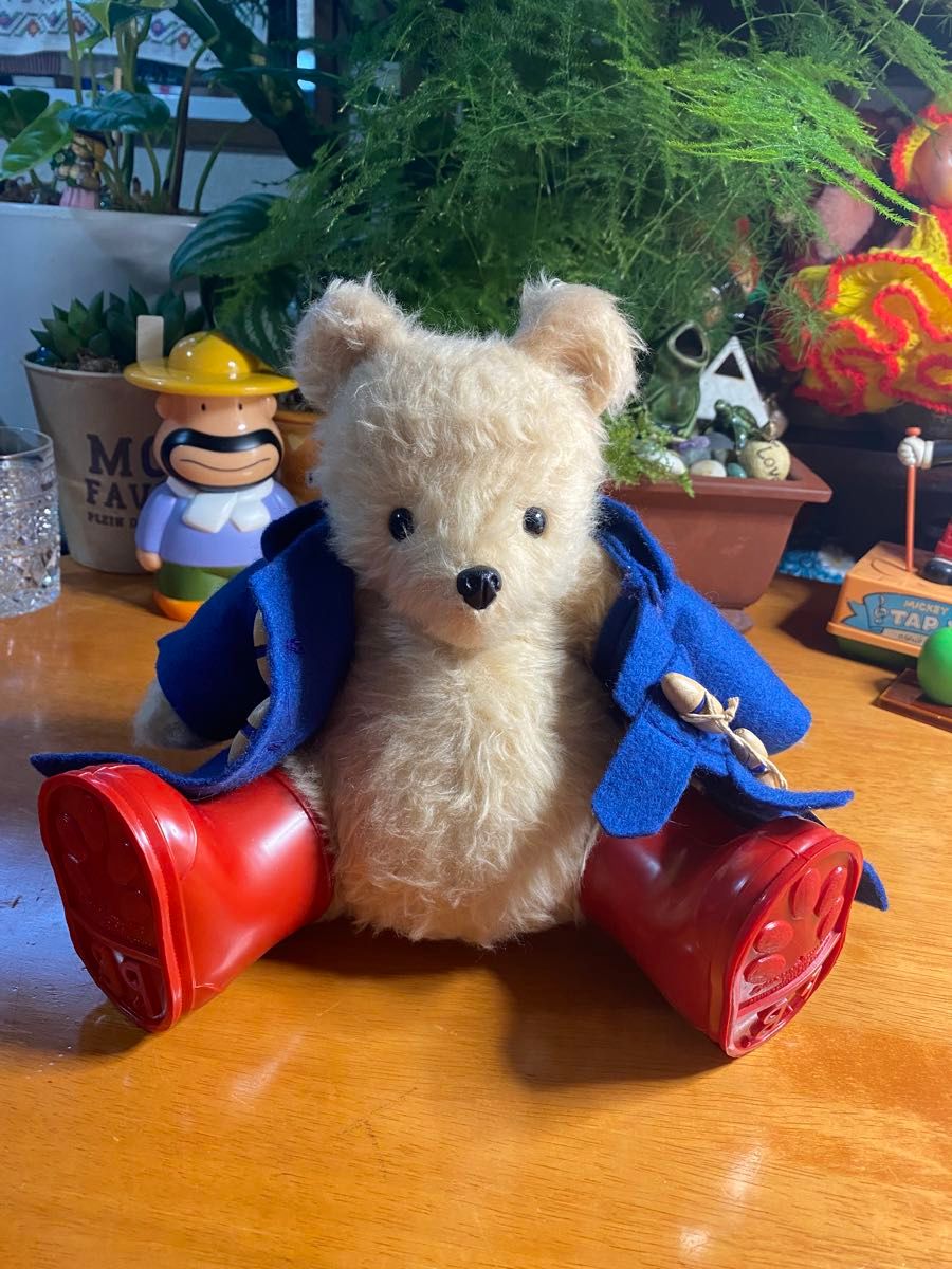 希少ビンテージ レトロ ぬいぐるみ クマ テディベア メリー 希少ビンテージ レトロ ぬいぐるみ クマ テディベア メリー