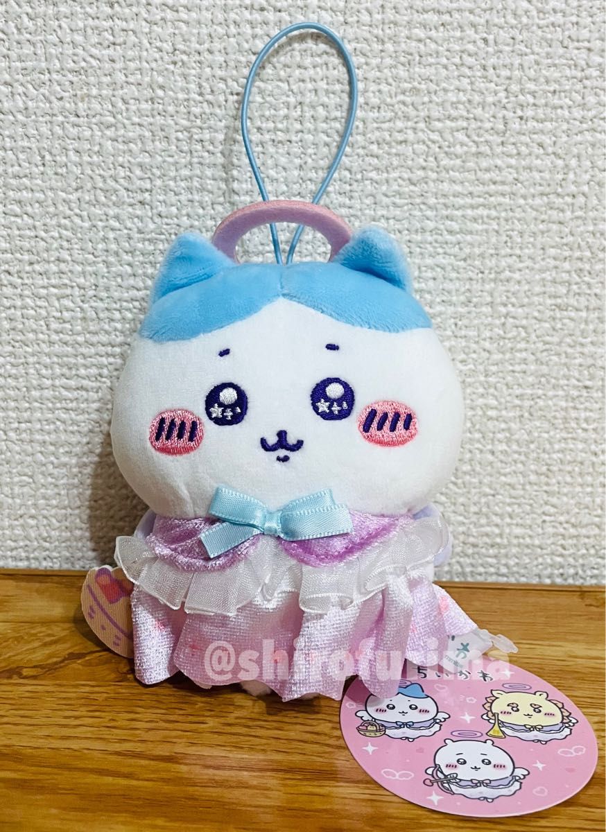 ちいかわ てんしあくま てんしな大きめマスコット ハチワレ 天使 ちいかわ てんしあくま てんしな大きめマスコット ハチワレ 天使