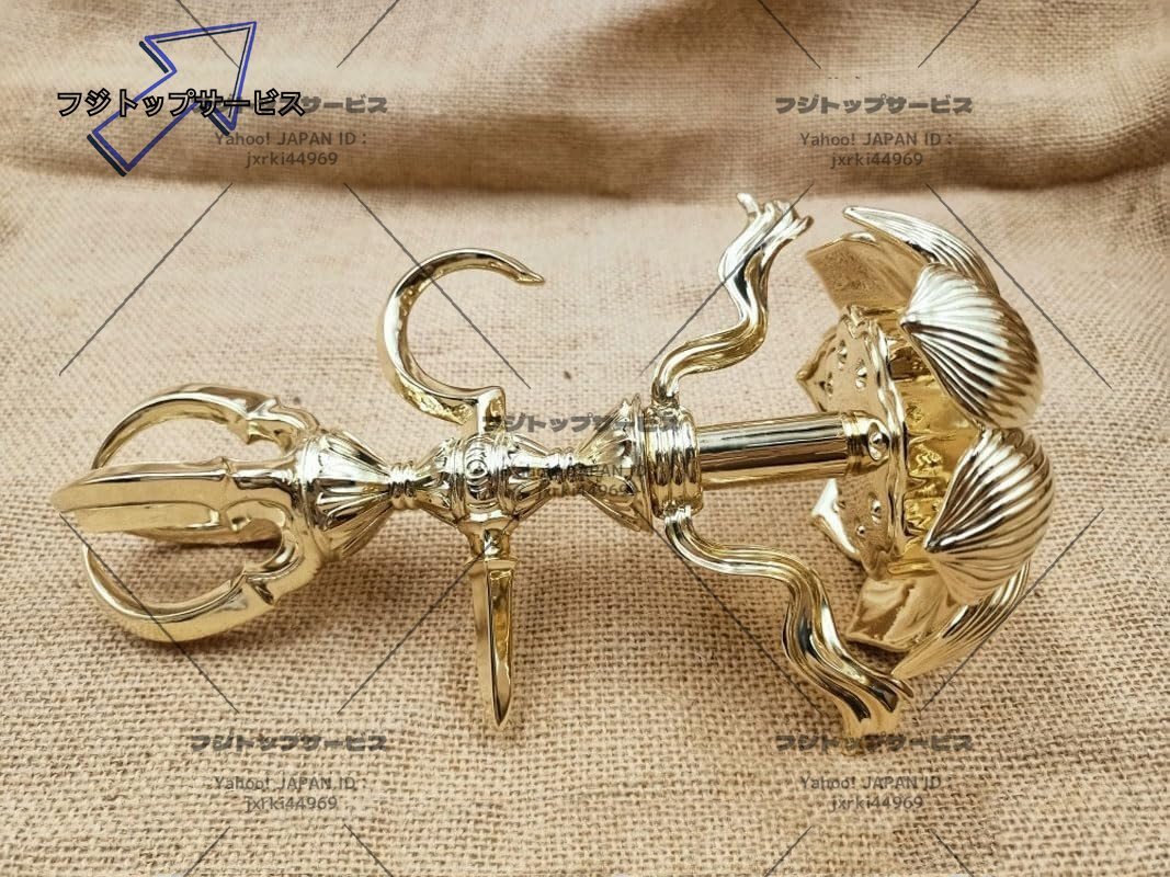 密教法具 寺院仏具 極上品 愛染明王 五鈷鉤 仏具 仏教美術 銅製 密教法具 寺院仏具 極上品 愛染明王 五鈷鉤 仏具 仏教美術 銅製
