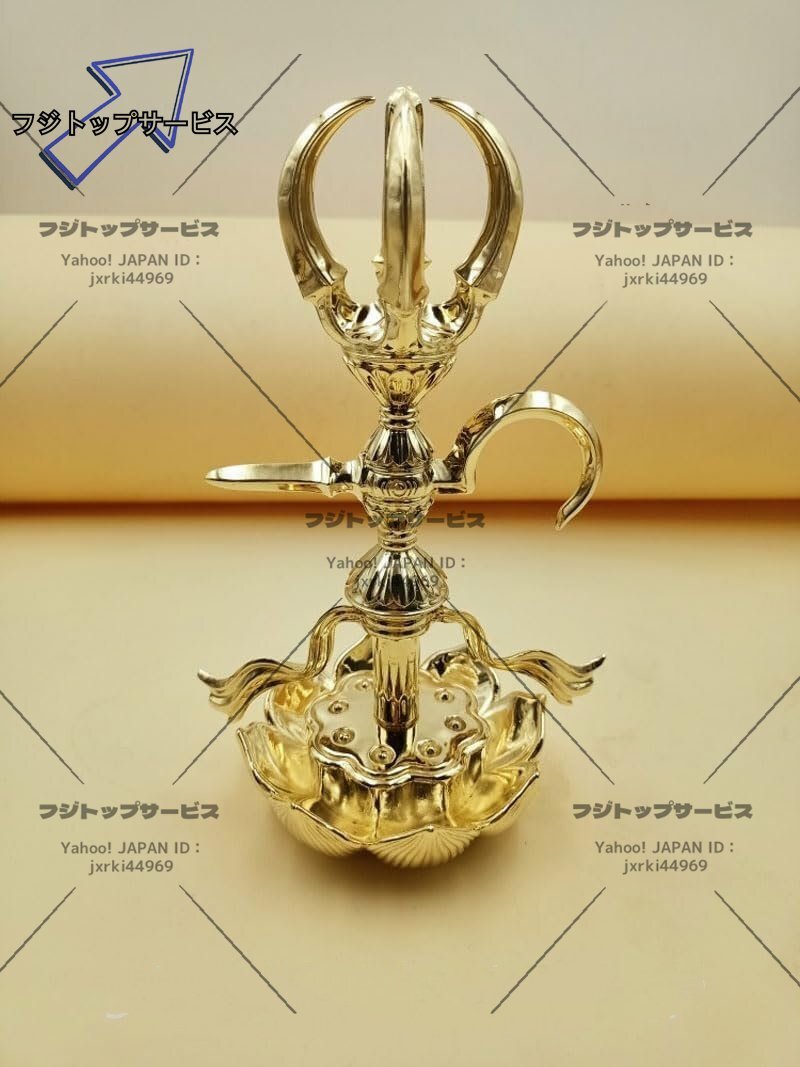 密教法具 寺院仏具 極上品 愛染明王 五鈷鉤 仏具 仏教美術 銅製 密教法具 寺院仏具 極上品 愛染明王 五鈷鉤 仏具 仏教美術 銅製