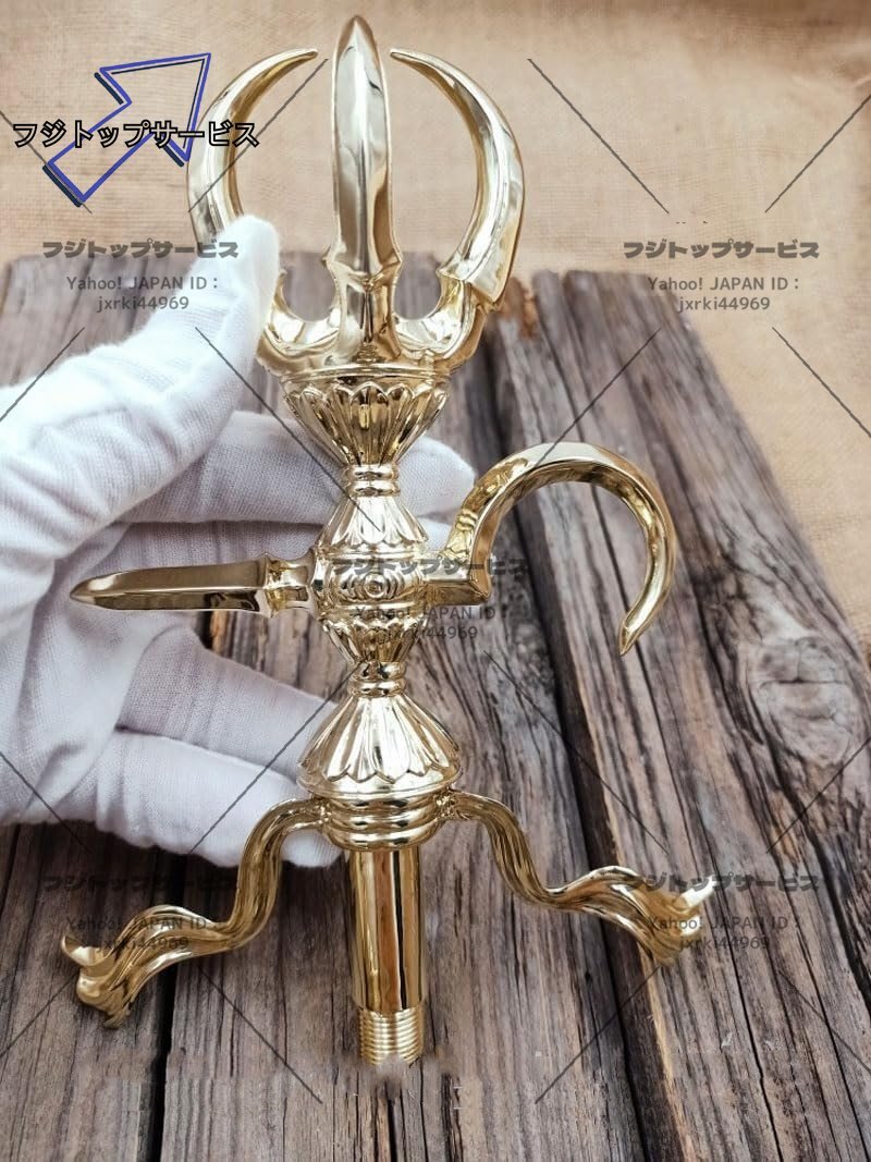 密教法具 寺院仏具 極上品 愛染明王 五鈷鉤 仏具 仏教美術 銅製 密教法具 寺院仏具 極上品 愛染明王 五鈷鉤 仏具 仏教美術 銅製